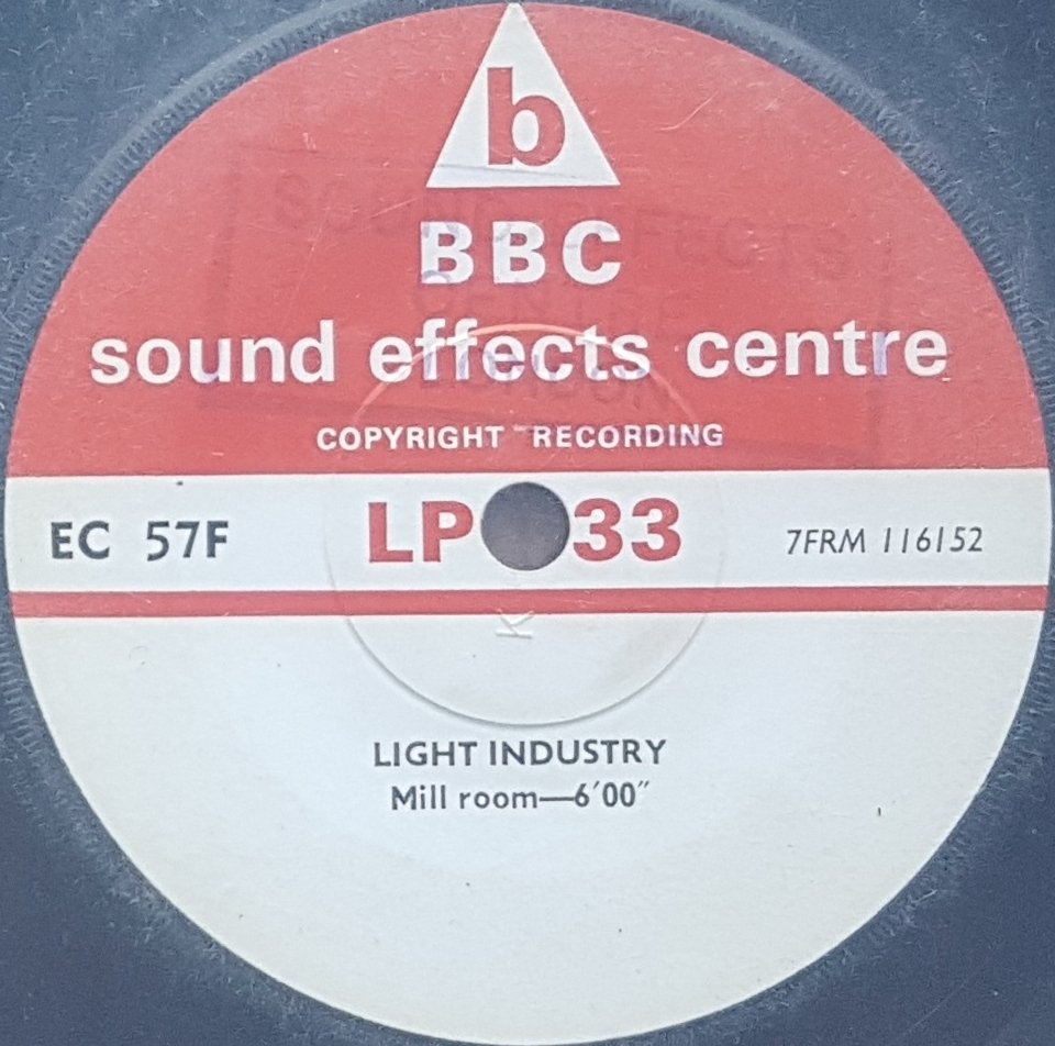 EC 57F Light industry Not registered from the BBC records and Tapes library Label